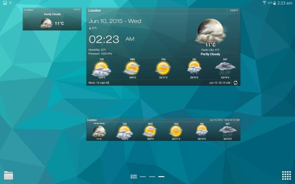Виджеты Android
