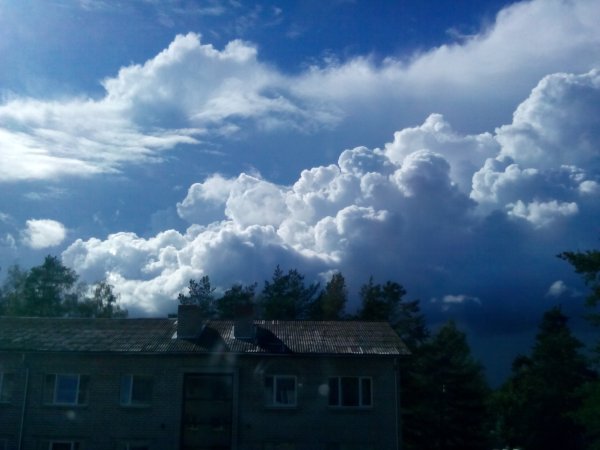 Дождь тучи солнце