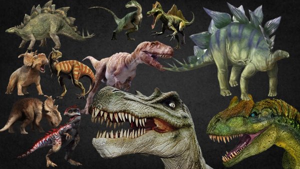 Мир Юрского периода Тираннозавр и гигантозавр