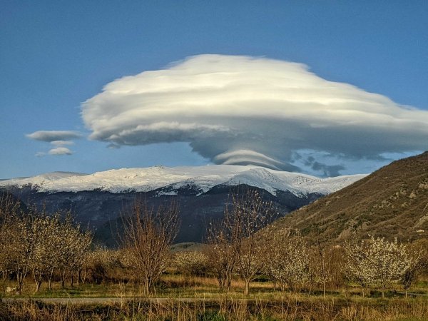 Гора Фавор Израиль облако