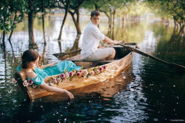 Фотосъемка в лодке
