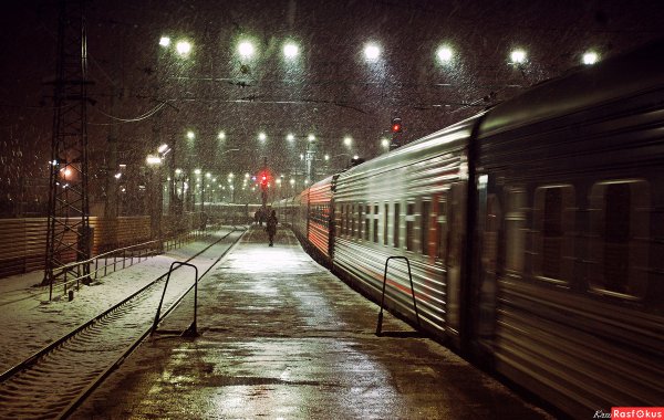 Ночной перрон