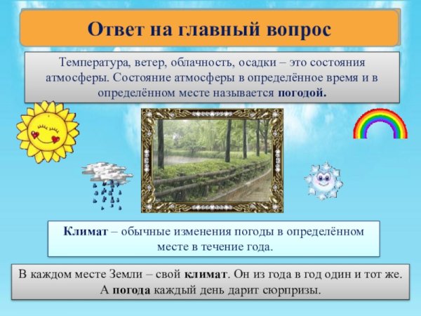 Погода и климат