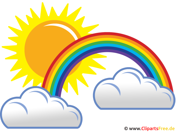 Солнышко Радуга и облачко
