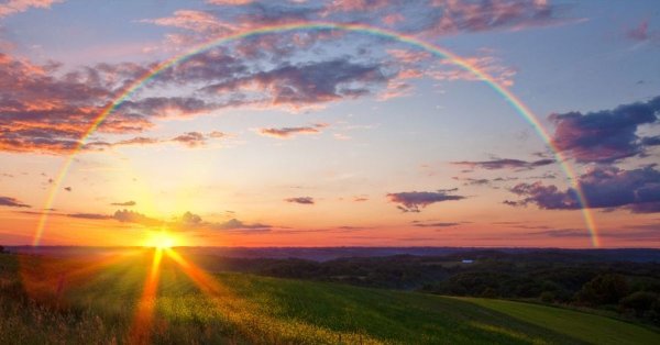 Радужное солнце
