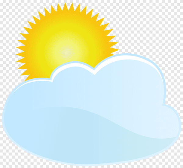 Солнышко с облачком