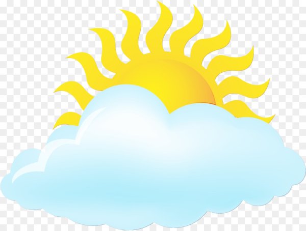 Солнышко и тучка