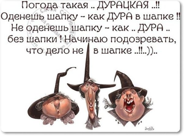 Погода такая дурацкая оденешь