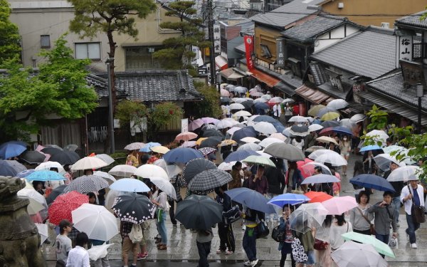 Сезон дождей в Японии