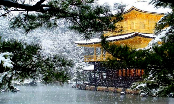 Золотой храм и пагода Япония