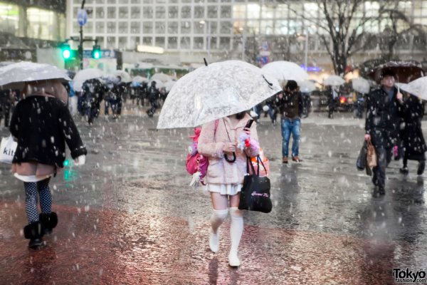 Самый холодный день в Японии