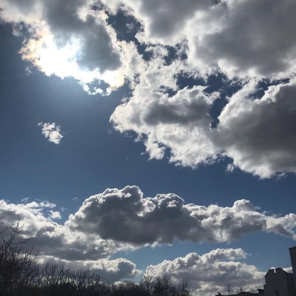 Небо с облаками