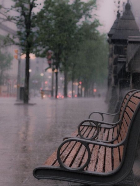 Дождь в городе Эстетика