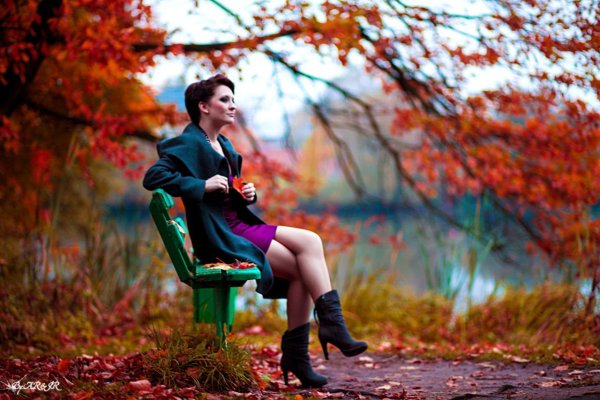 Осенняя фотосессия в парке