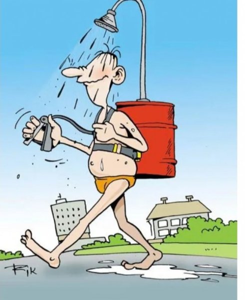 Карикатуры про лето