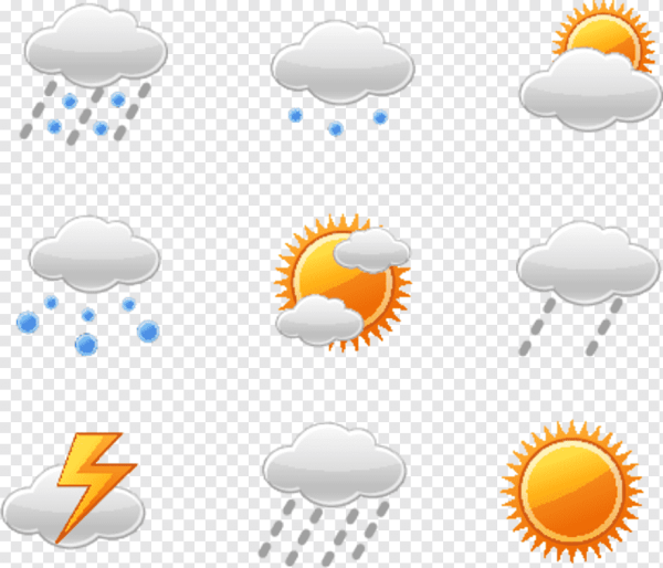 Погодные пиктограммы