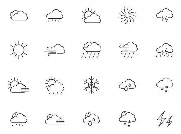 Значки погоды