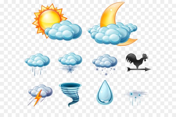 Погодные пиктограммы для детей