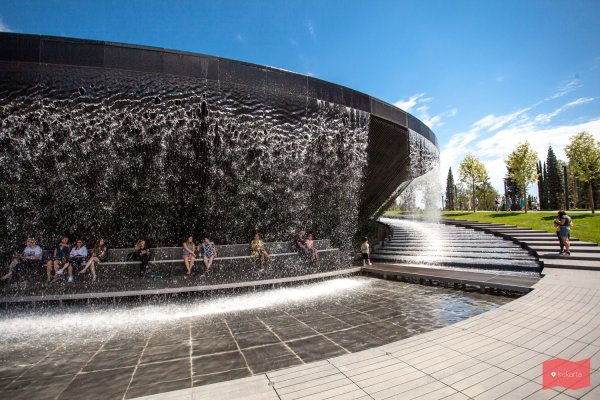 Парк Галицкого в Краснодаре фонтаны