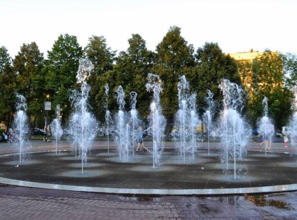 Фонтан Тамбов парк Победы