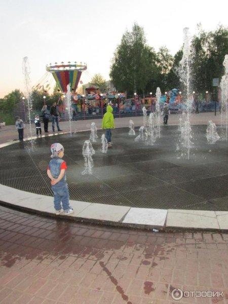 Фонтан в парке Победы Тамбов