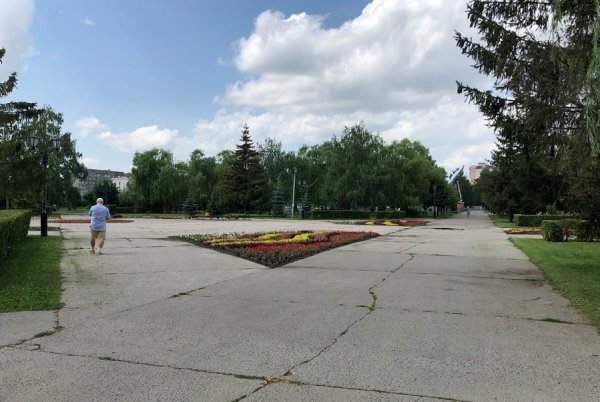 Парк Победы Тамбов после реконструкции