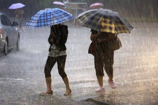 Погода ветренная дама дождь снег