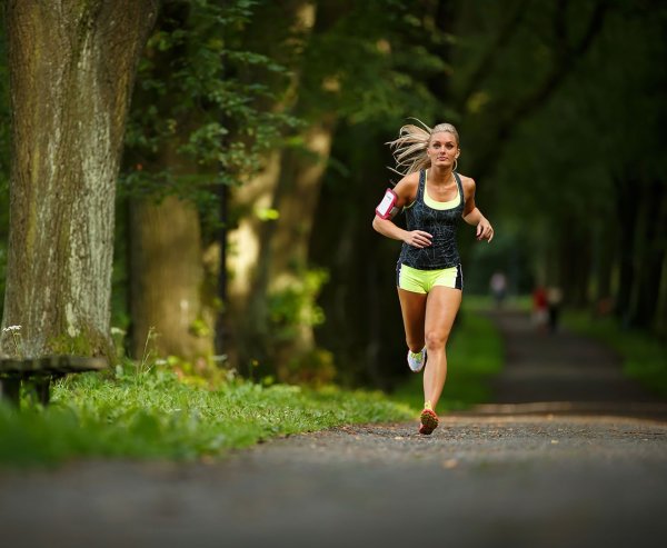 Бег в красивых местах