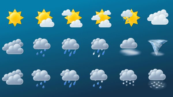 Анимированные погодные эффекты