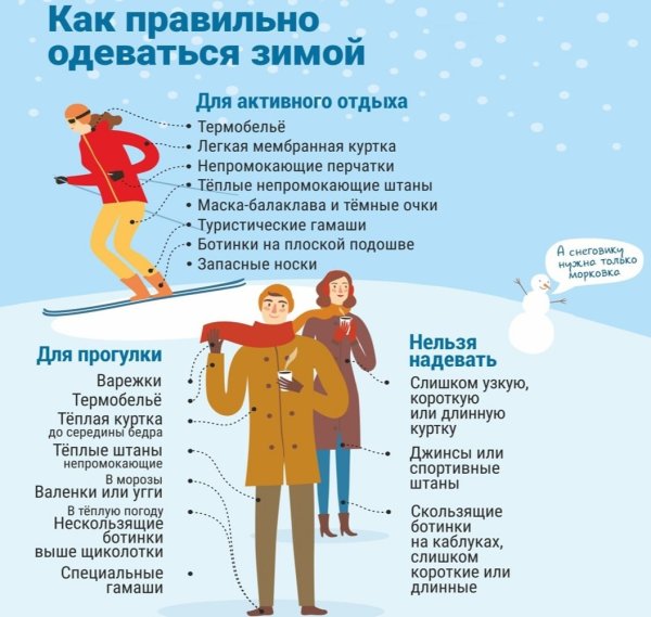 Как не замерзнуть зимой на улице