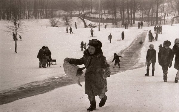 Советское детство зимой
