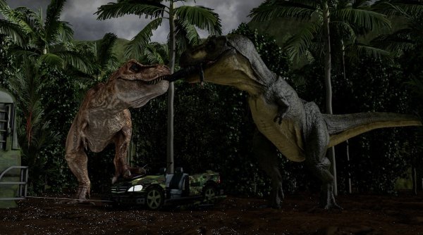 Тираннозавр парк Юрского периода 2