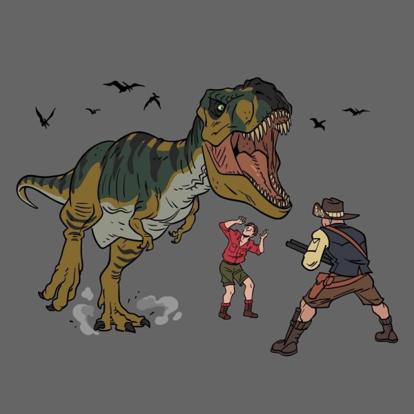 Тираннозавр рекс арт мир Юрского периода