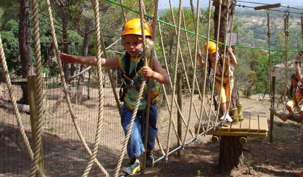 Веревочный парк канатка