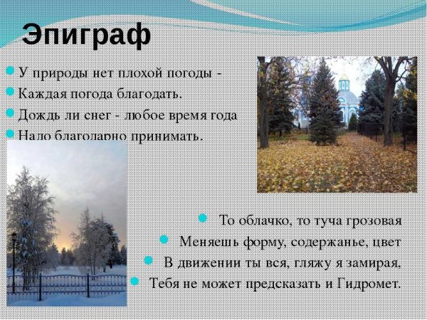 Стихи про плохой климат
