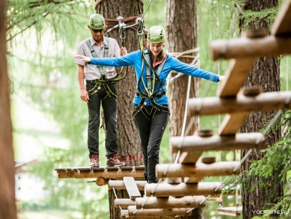Веревочный парк в Плесе