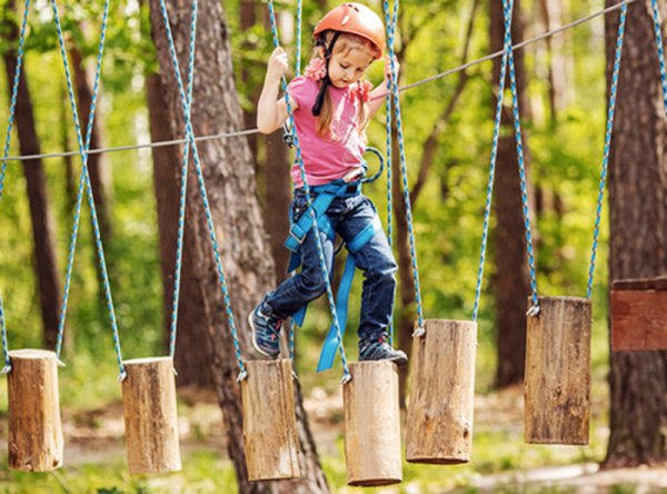 Веревочный парк для малышей