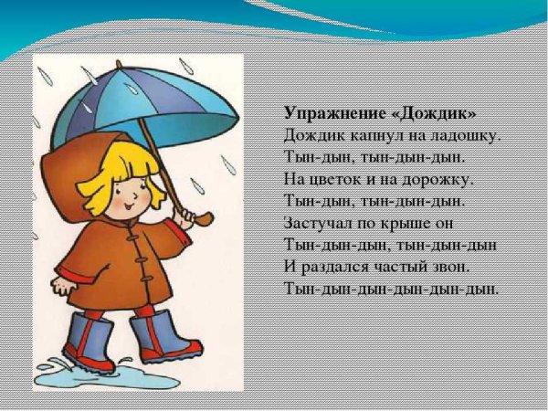 Стих про дождь для детей