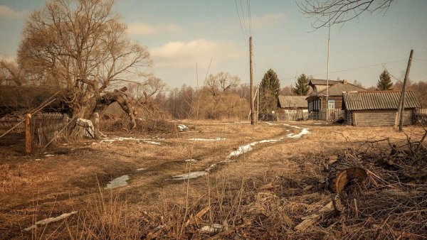 Весна в деревне