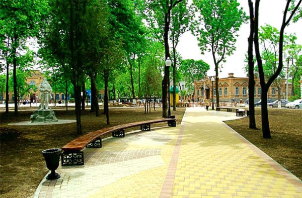 Город Ейск парк Горького