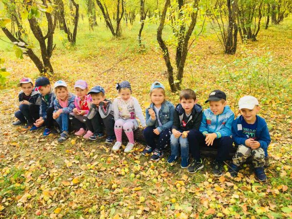 Экскурсия в парк с детьми старшей группы