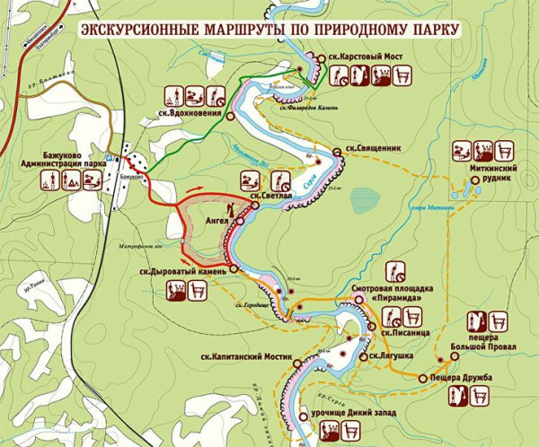 Оленьи ручьи карта