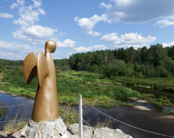 Парк Оленьи ручьи статуя