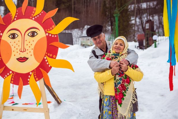 Детский праздник на Масленицу в парке