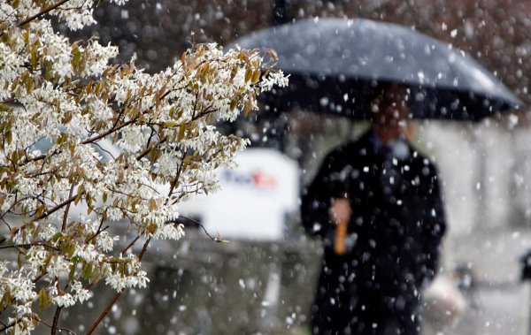 Снег с дождем Новомосковск