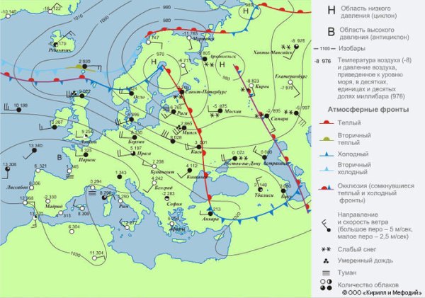 Метеорологическая карта