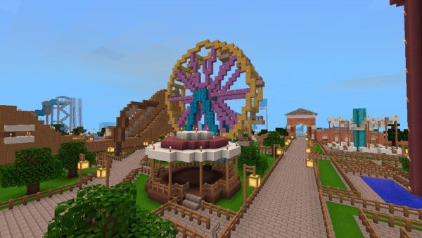 Minecraft. Парк аттракционов