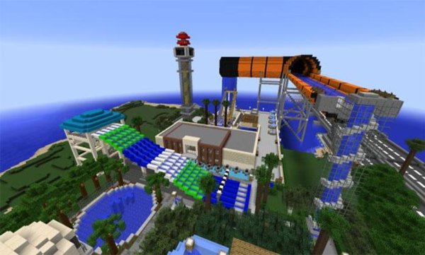 Minecraft. Парк аттракционов