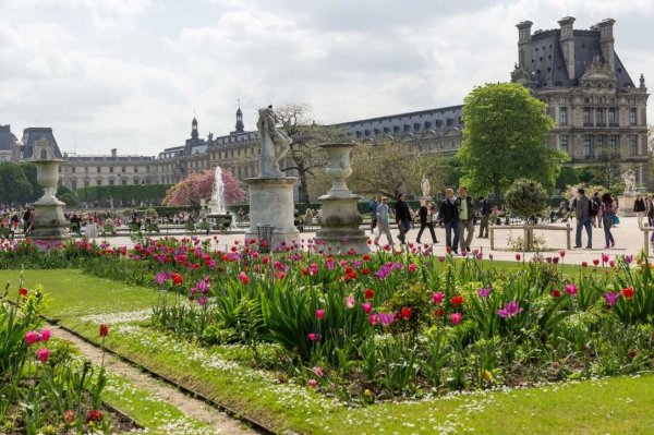 Парк Тюильри в Париже
