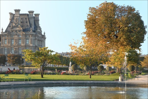 Парк Тюильри в Париже